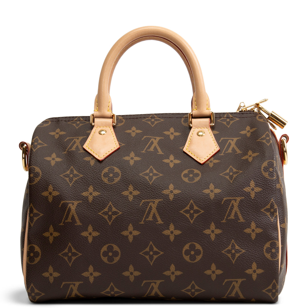 LOUIS VUITTON Monogram Speedy Bandouliere 25
