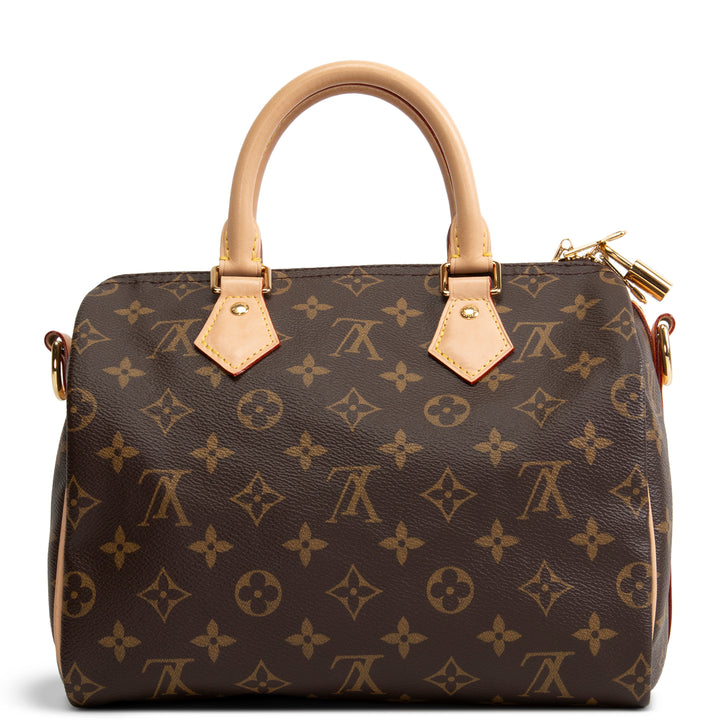 LOUIS VUITTON Monogram Speedy Bandouliere 25