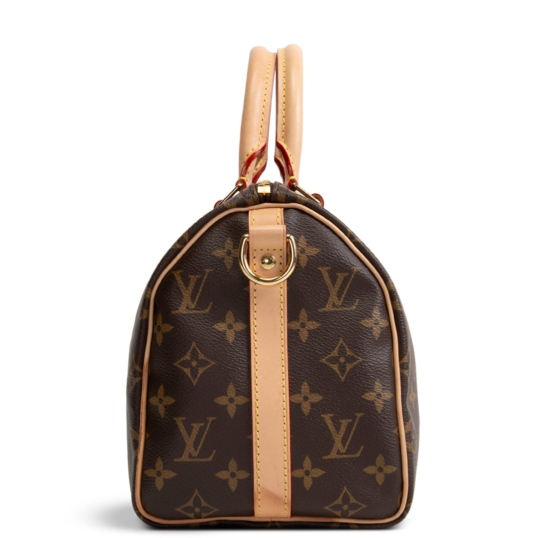 LOUIS VUITTON Monogram Speedy Bandouliere 25