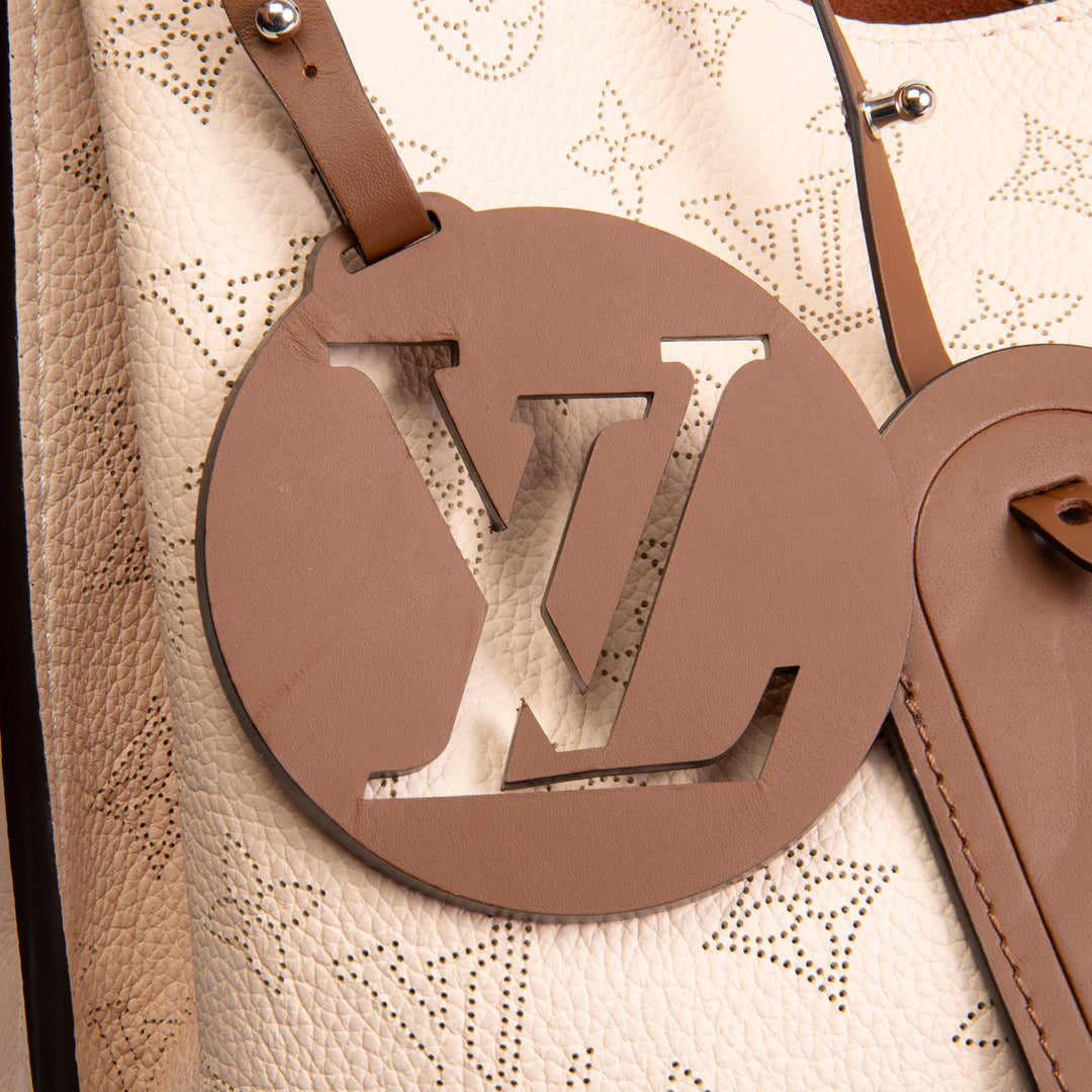 LOUIS VUITTON Monogram Mahina Carmel Hobo - Cream - OUTLET FINAL SALE