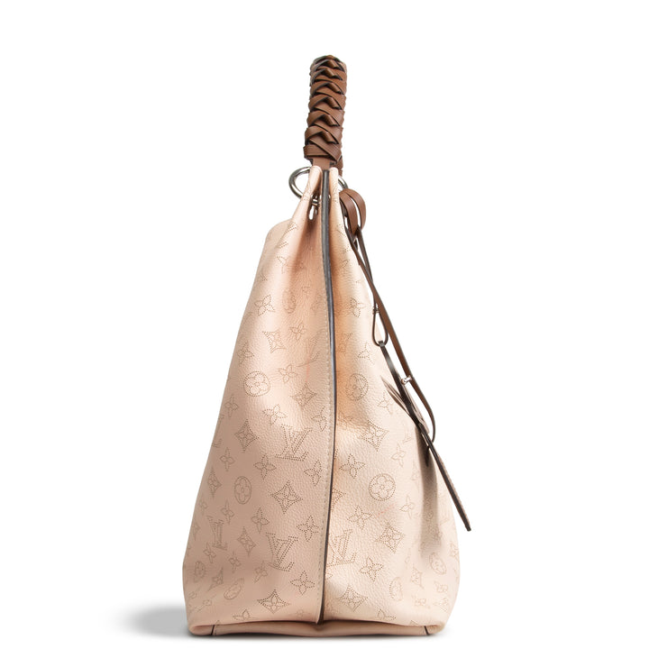 LOUIS VUITTON Monogram Mahina Carmel Hobo - Cream - OUTLET FINAL SALE