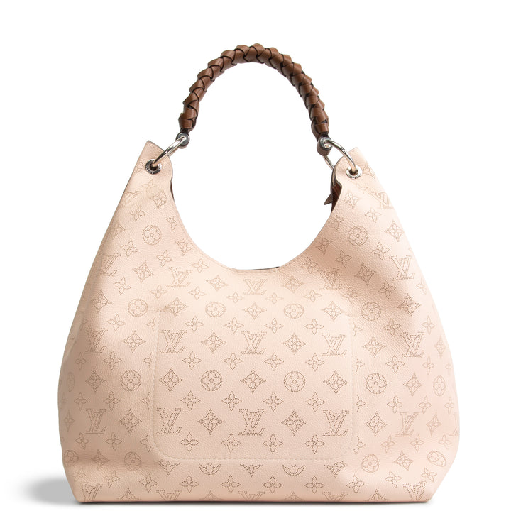 LOUIS VUITTON Monogram Mahina Carmel Hobo - Cream - OUTLET FINAL SALE