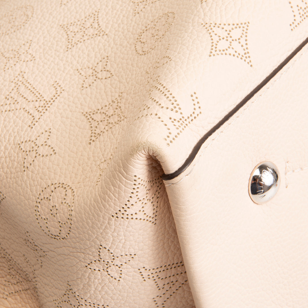 LOUIS VUITTON Monogram Mahina Carmel Hobo - Cream - OUTLET FINAL SALE