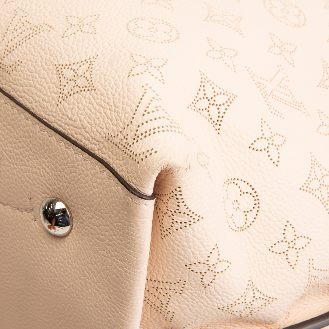 LOUIS VUITTON Monogram Mahina Carmel Hobo - Cream - OUTLET FINAL SALE