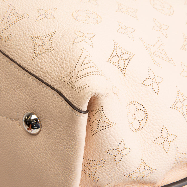 LOUIS VUITTON Monogram Mahina Carmel Hobo - Cream - OUTLET FINAL SALE