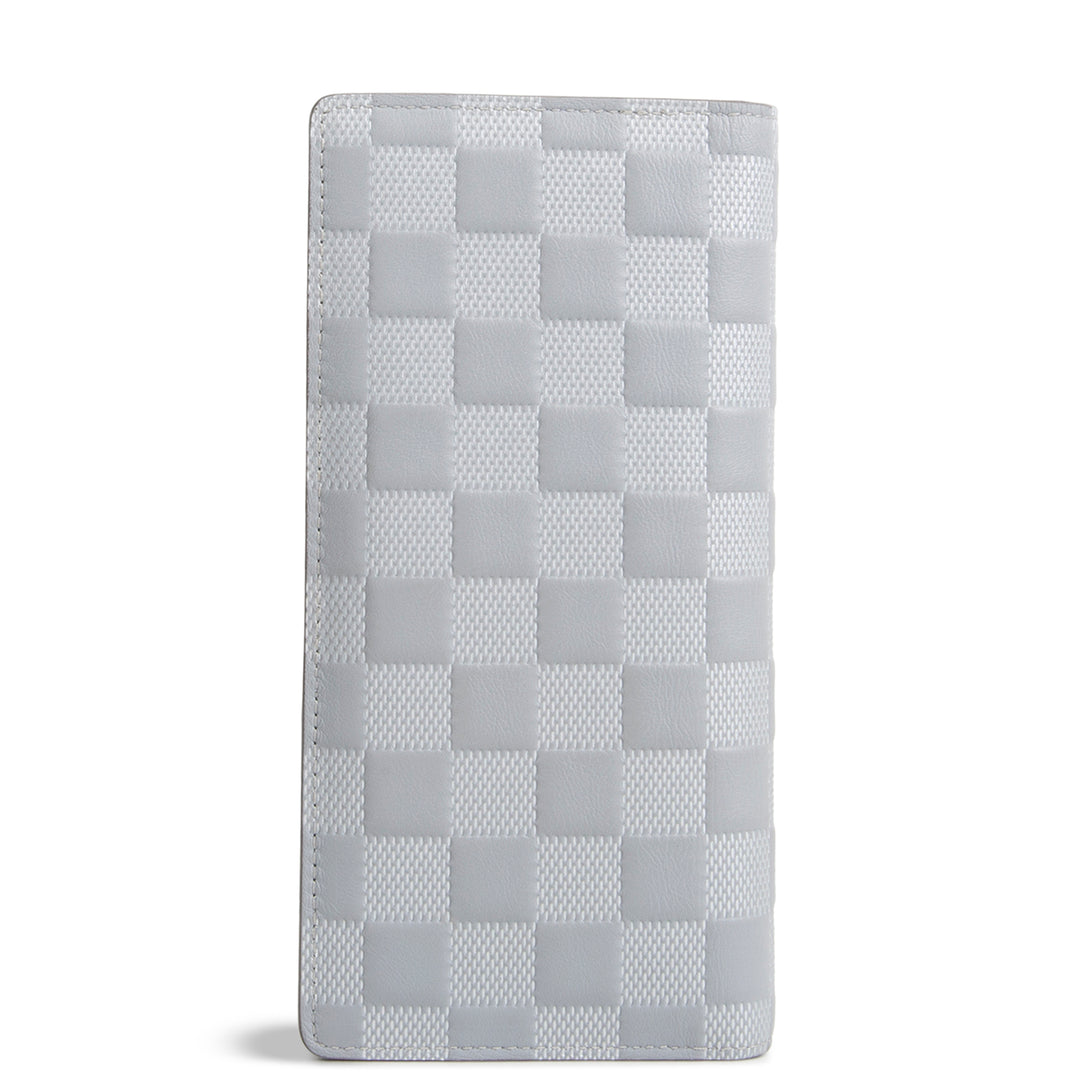 LOUIS VUITTON Damier Infini Brazza Wallet - Silver