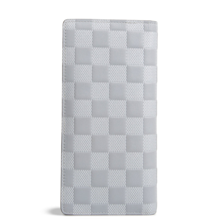 LOUIS VUITTON Damier Infini Brazza Wallet - Silver