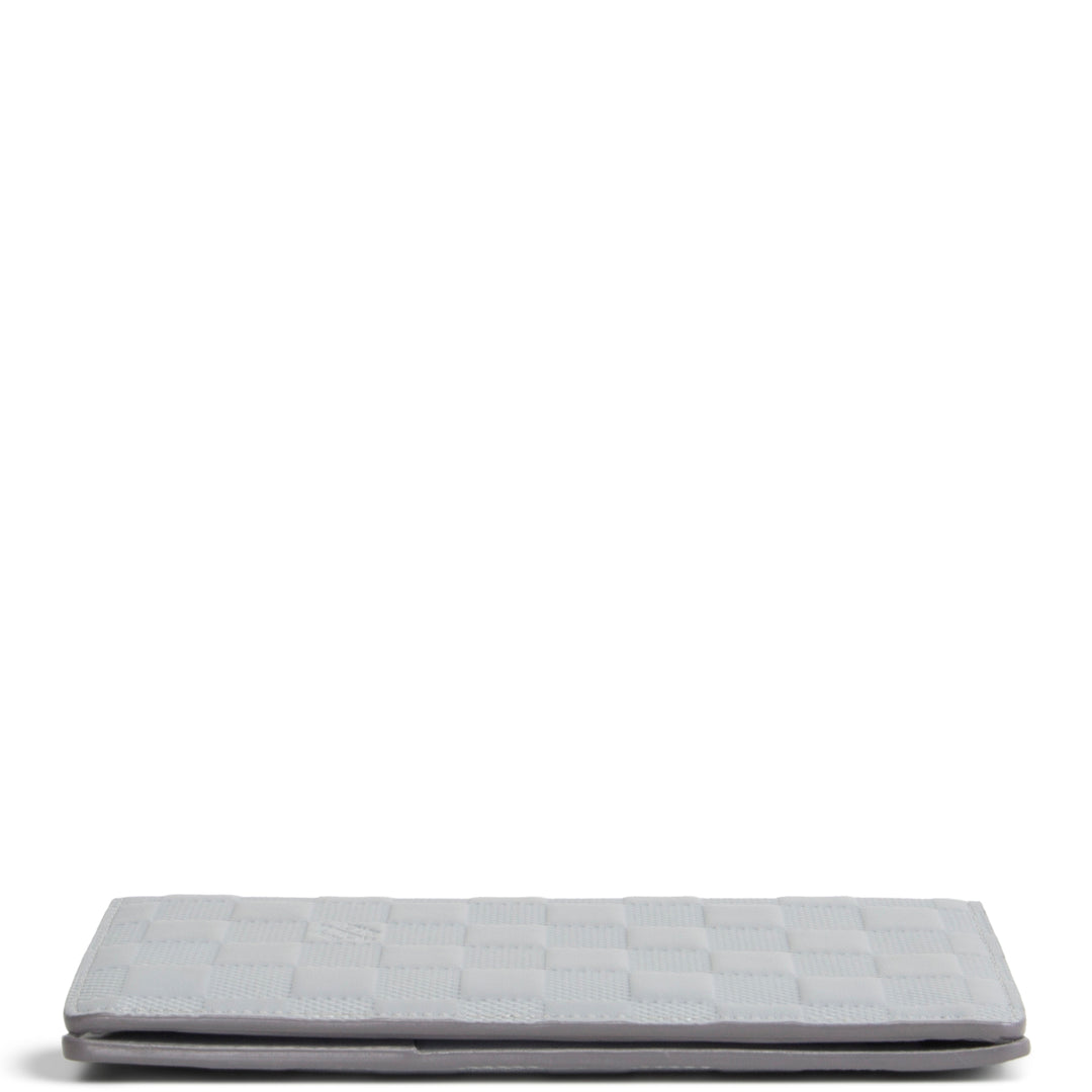 LOUIS VUITTON Damier Infini Brazza Wallet - Silver