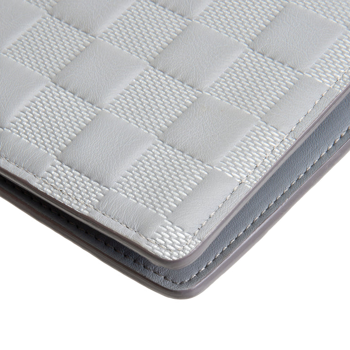 LOUIS VUITTON Damier Infini Brazza Wallet - Silver