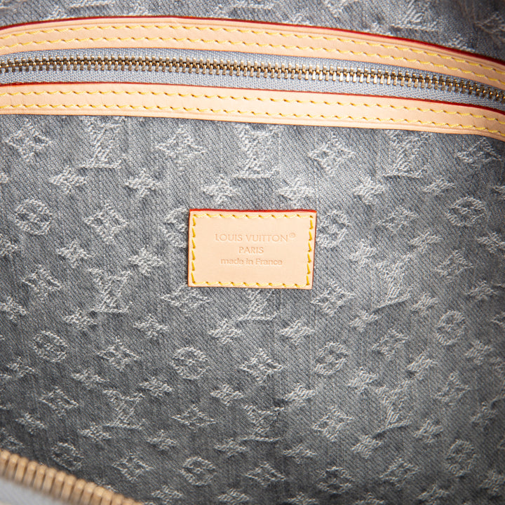 LOUIS VUITTON Keepall Bandouliere 45 Denim Studded - Cloudy Grey