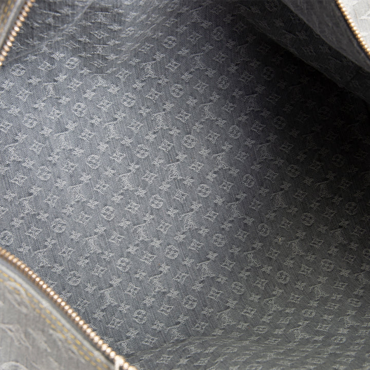 LOUIS VUITTON Keepall Bandouliere 45 Denim Studded - Cloudy Grey