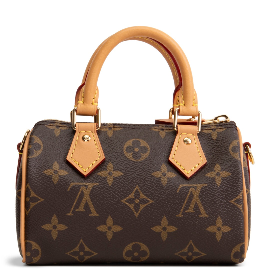 LOUIS VUITTON Monogram Nano Speedy Bandouliere