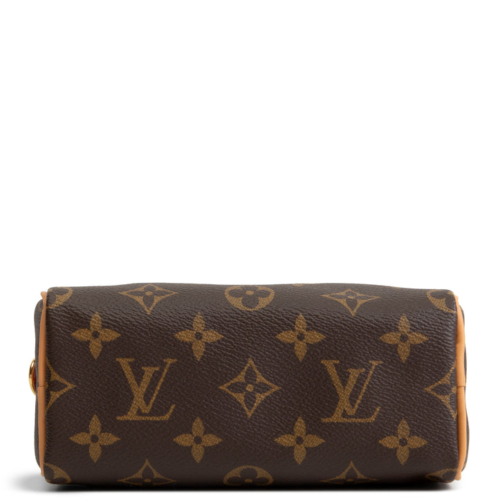 LOUIS VUITTON Monogram Nano Speedy Bandouliere