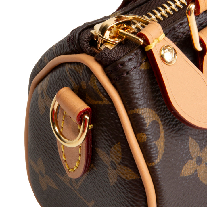LOUIS VUITTON Monogram Nano Speedy Bandouliere