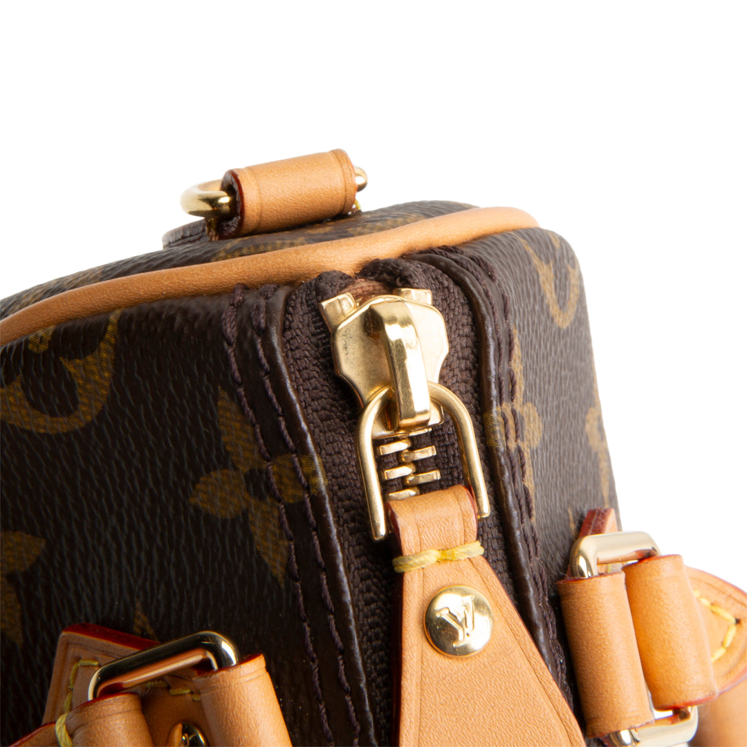LOUIS VUITTON Monogram Nano Speedy Bandouliere