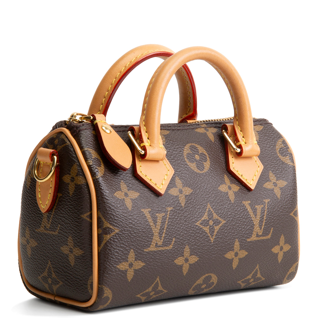 LOUIS VUITTON Monogram Nano Speedy Bandouliere