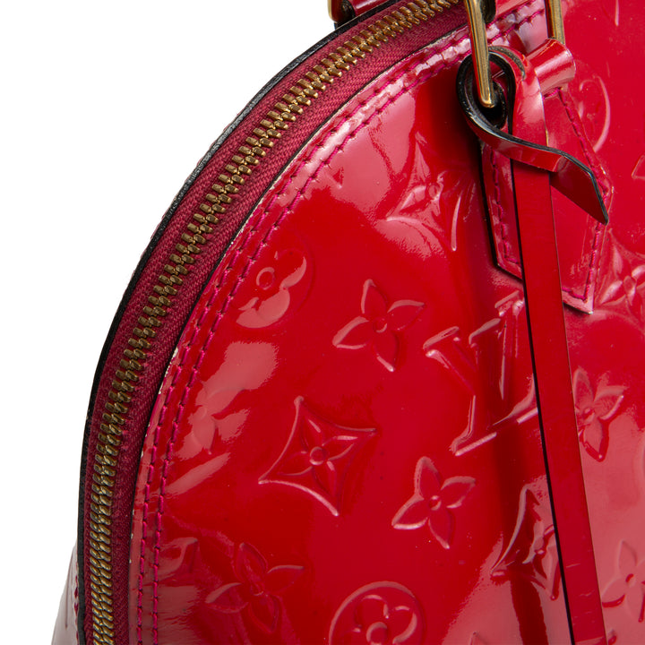 LOUIS VUITTON Alma Vernis PM - Red OUTLET FINAL SALE