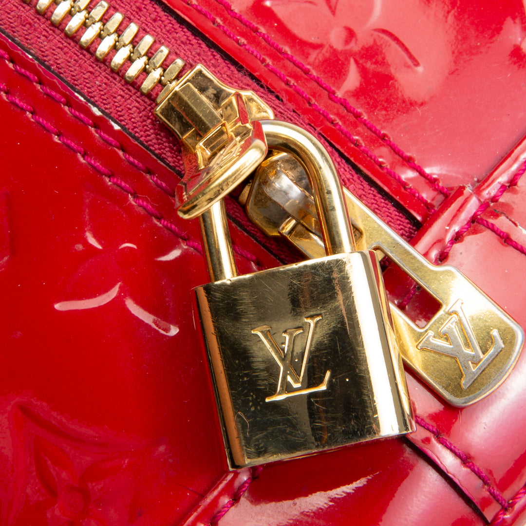 LOUIS VUITTON Alma Vernis PM - Red OUTLET FINAL SALE