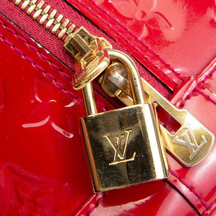 LOUIS VUITTON Alma Vernis PM - Red OUTLET FINAL SALE