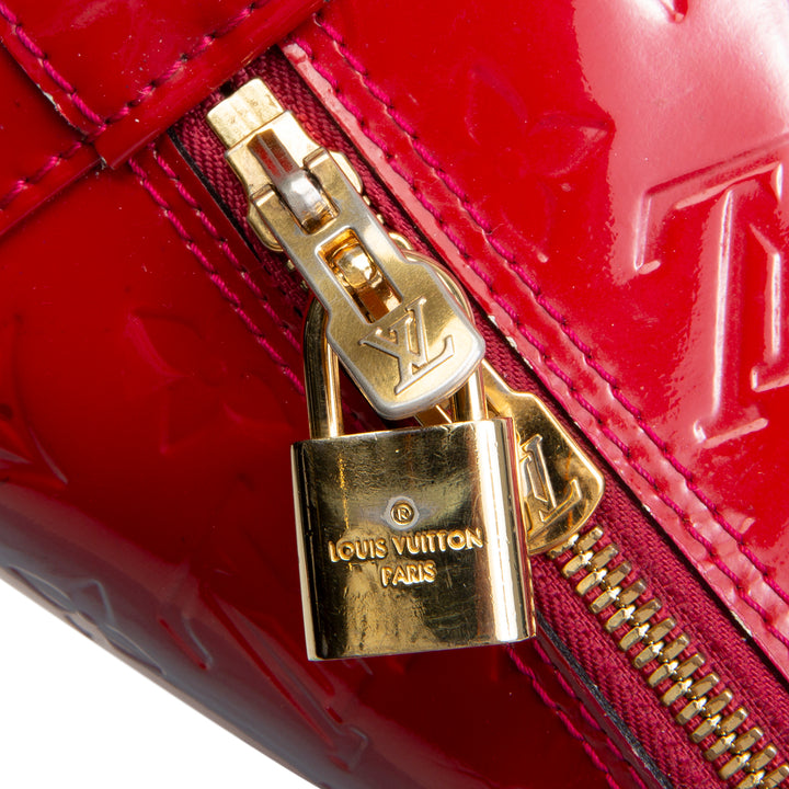 LOUIS VUITTON Alma Vernis PM - Red OUTLET FINAL SALE