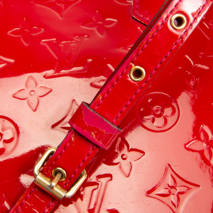 LOUIS VUITTON Alma Vernis PM - Red OUTLET FINAL SALE