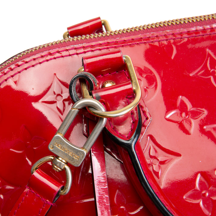 LOUIS VUITTON Alma Vernis PM - Red OUTLET FINAL SALE