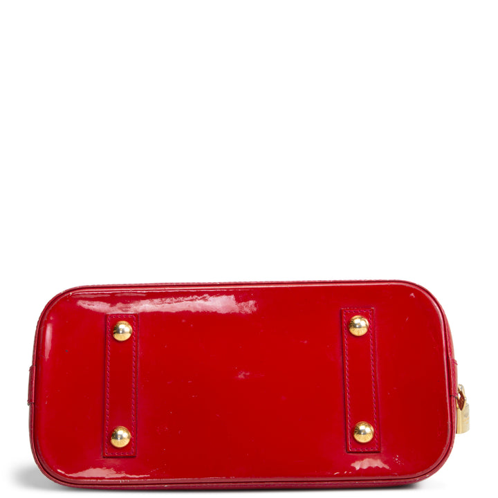 LOUIS VUITTON Alma Vernis PM - Red OUTLET FINAL SALE