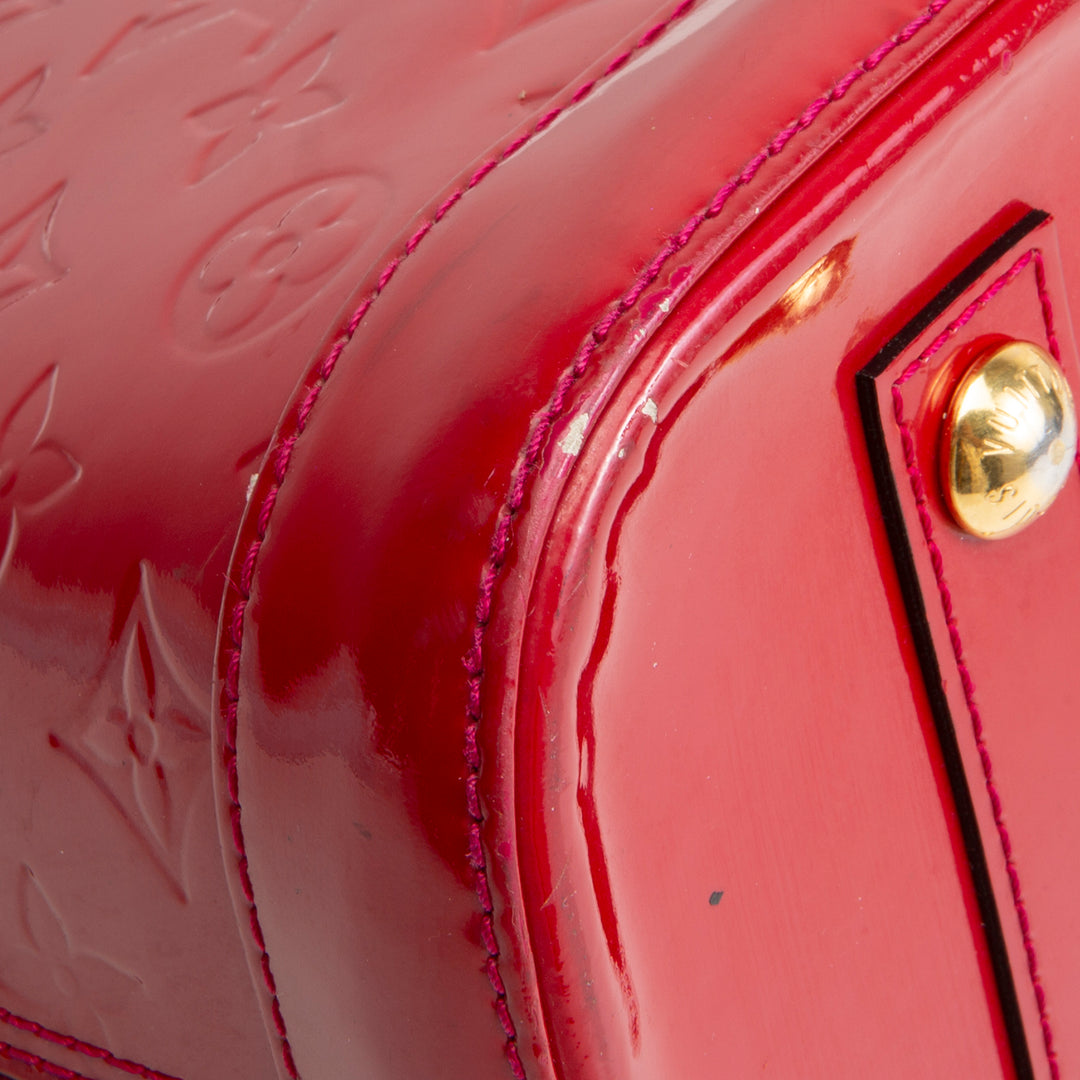 LOUIS VUITTON Alma Vernis PM - Red OUTLET FINAL SALE
