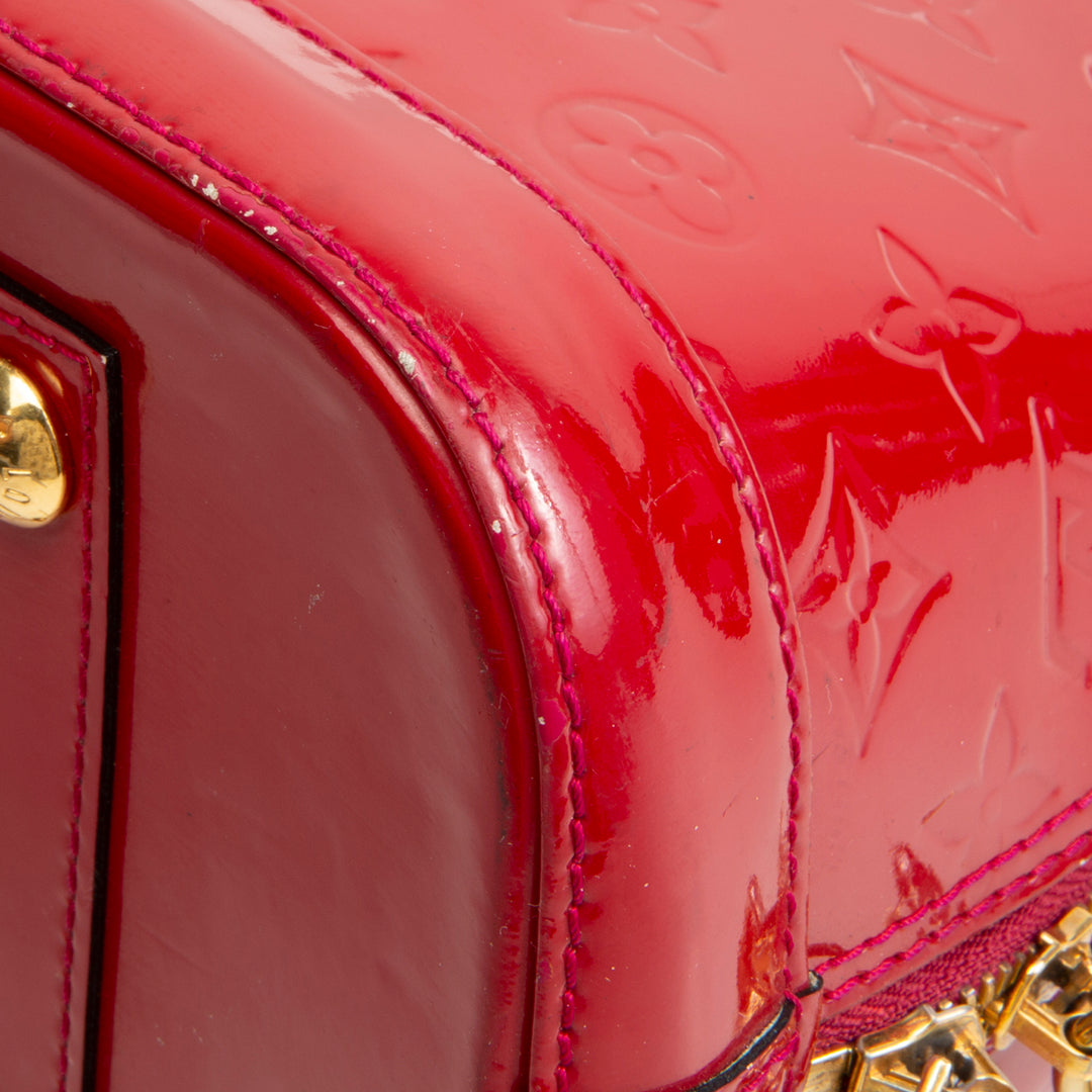 LOUIS VUITTON Alma Vernis PM - Red OUTLET FINAL SALE