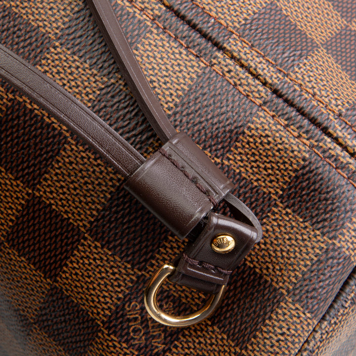 LOUIS VUITTON Neverfull MM Damier Ebene w/ Pouch OUTLET FINAL SALE