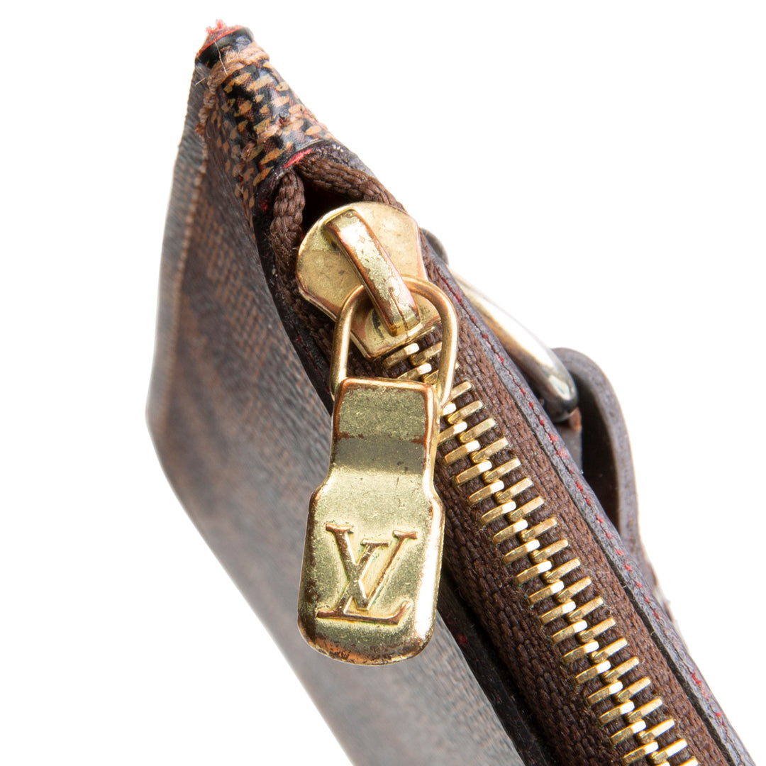 LOUIS VUITTON Neverfull MM Damier Ebene w/ Pouch OUTLET FINAL SALE