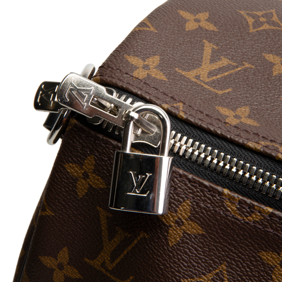 LOUIS VUITTON Monogram Macassar Keepall Bandouliere 55