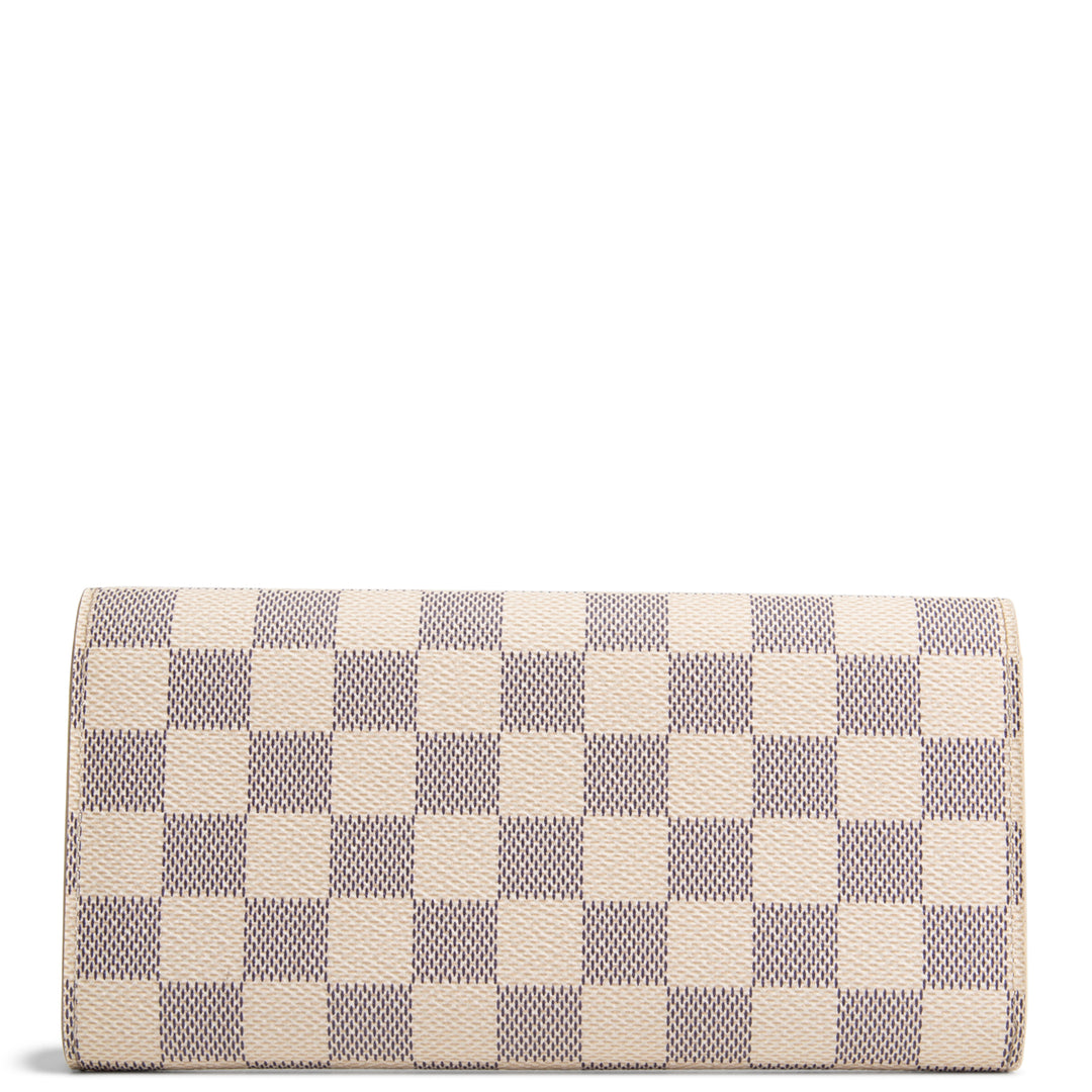 LOUIS VUITTON Emilie Wallet Damier Azur
