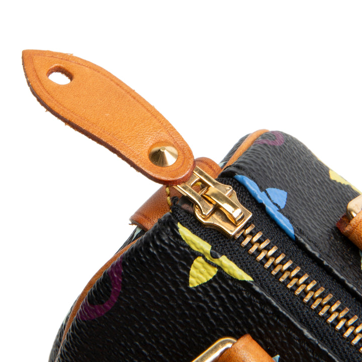 LOUIS VUITTON Multicolore Monogram Speedy Nano - Black