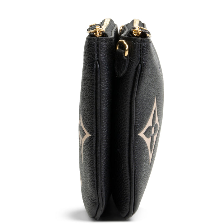 LOUIS VUITTON Double Zip Pouch Giant Empreinte - Bicolor