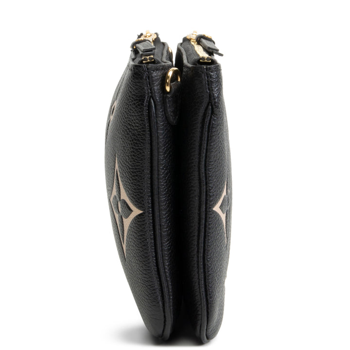 LOUIS VUITTON Double Zip Pouch Giant Empreinte - Bicolor