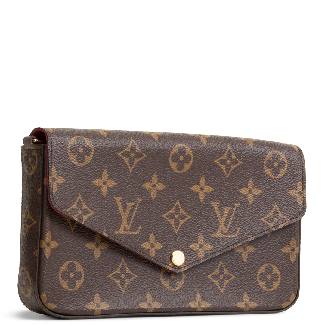 LOUIS VUITTON Monogram Felicie Pochette - Fuchsia - 1 Insert