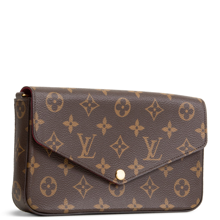 LOUIS VUITTON Monogram Felicie Pochette - Fuchsia - 1 Insert
