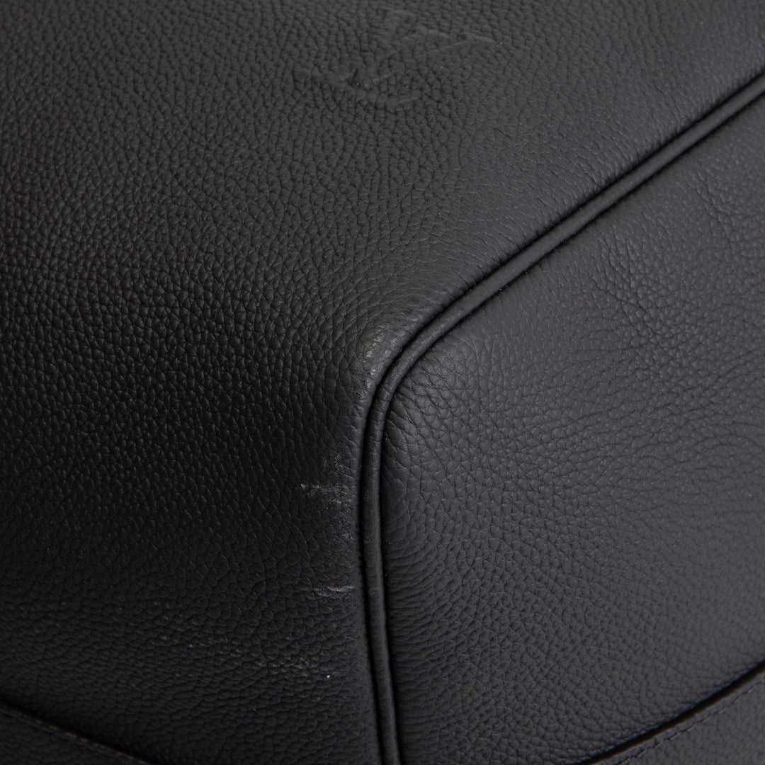 LOUIS VUITTON Taurillon Leather Keepall Bandouliere 50 - Black