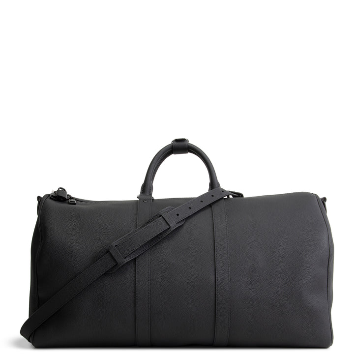 LOUIS VUITTON Taurillon Leather Keepall Bandouliere 50 - Black