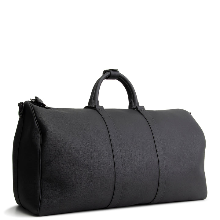 LOUIS VUITTON Taurillon Leather Keepall Bandouliere 50 - Black