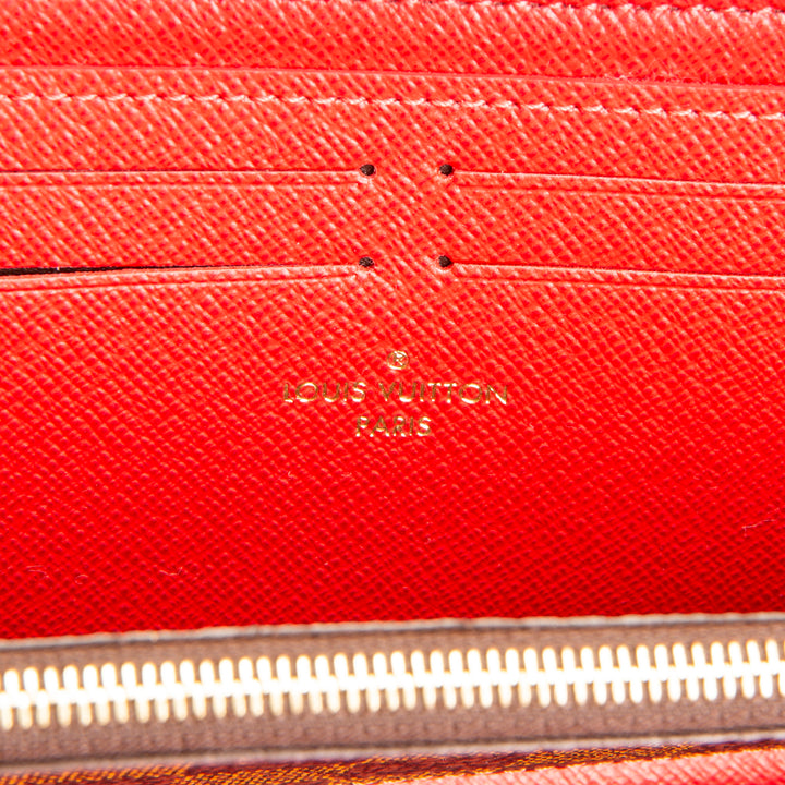 LOUIS VUITTON Clemence Wallet Damier Ebene