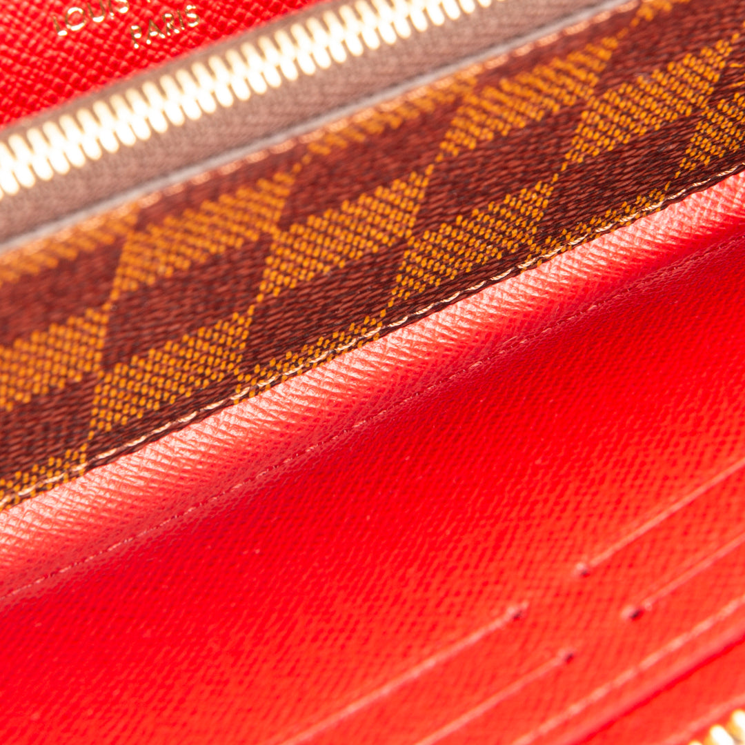 LOUIS VUITTON Clemence Wallet Damier Ebene