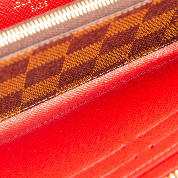 LOUIS VUITTON Clemence Wallet Damier Ebene