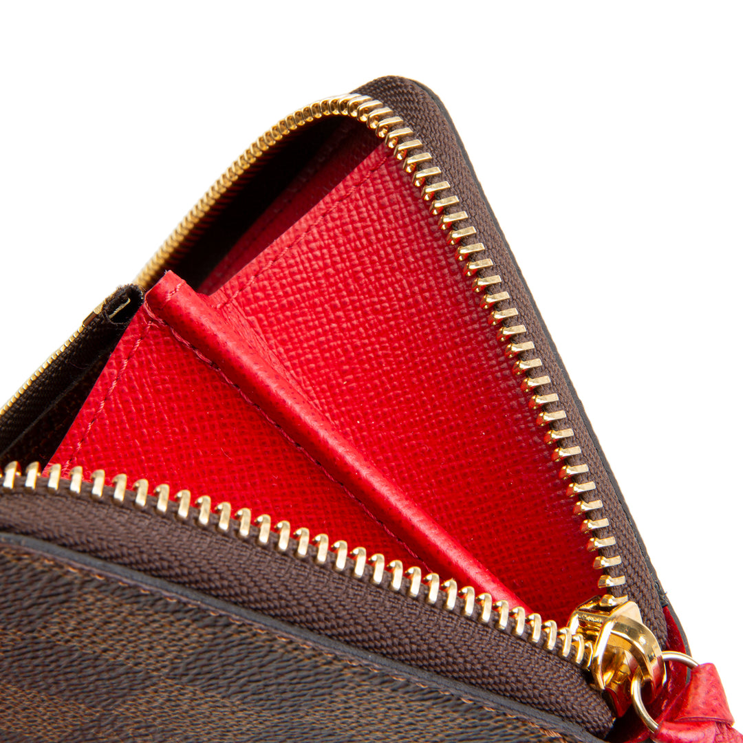 LOUIS VUITTON Clemence Wallet Damier Ebene