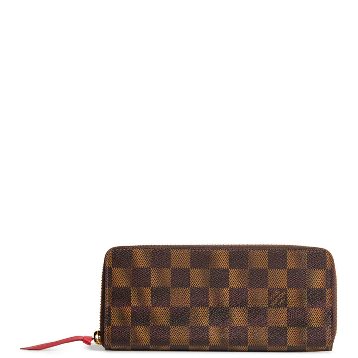 LOUIS VUITTON Clemence Wallet Damier Ebene