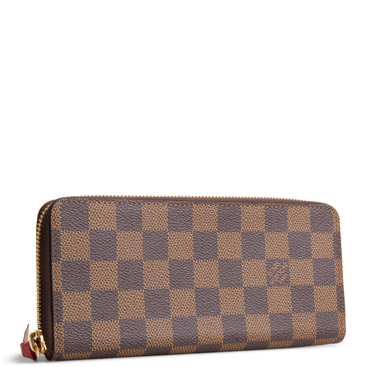LOUIS VUITTON Clemence Wallet Damier Ebene