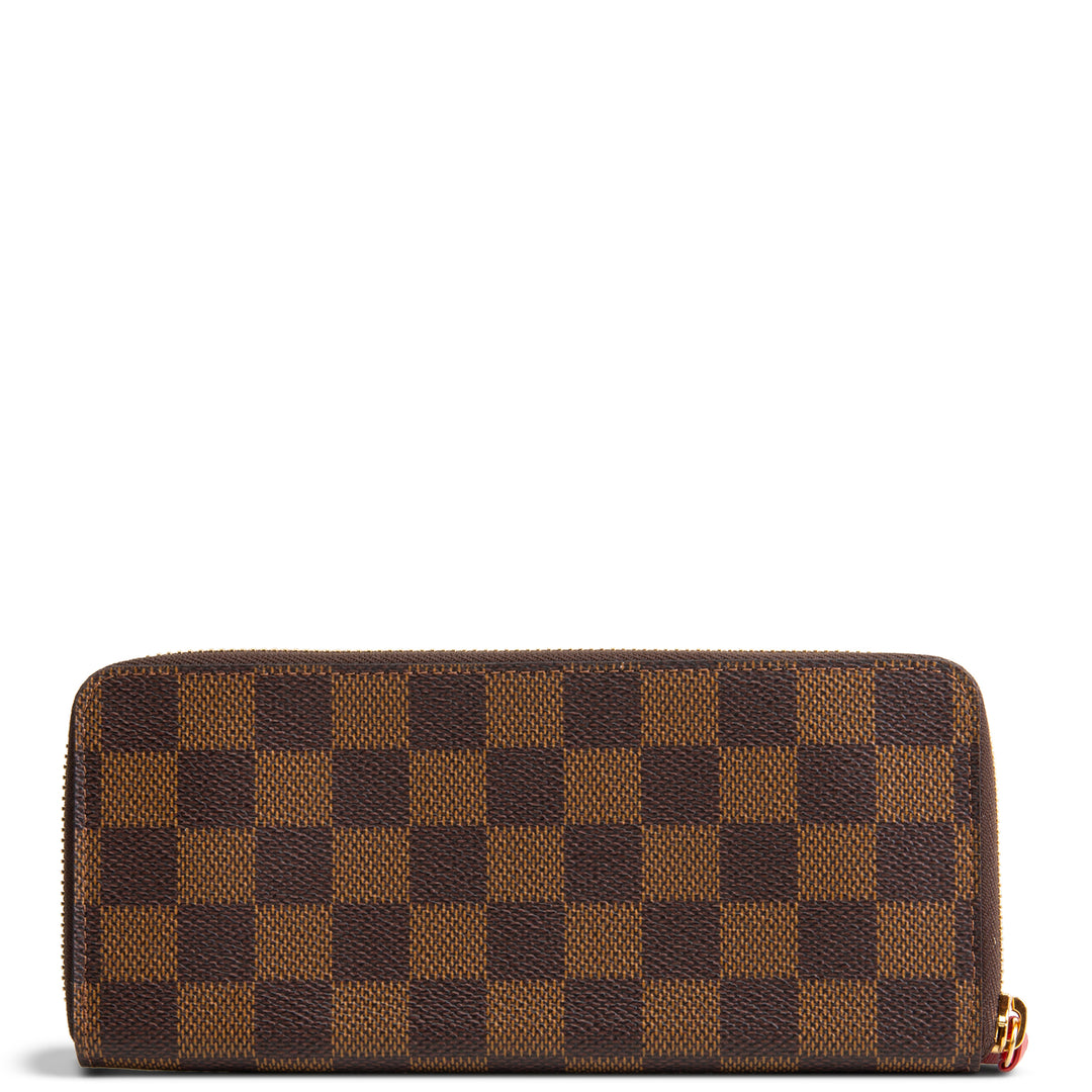 LOUIS VUITTON Clemence Wallet Damier Ebene