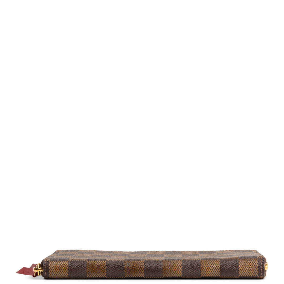 LOUIS VUITTON Clemence Wallet Damier Ebene