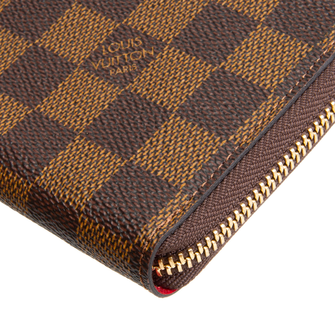 LOUIS VUITTON Clemence Wallet Damier Ebene